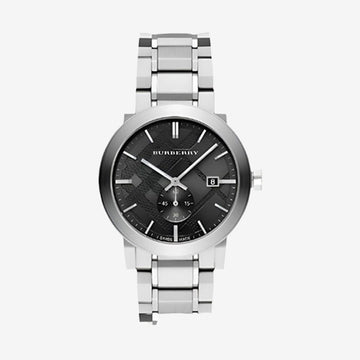 Burberry Dark Grey Dial Stainless Steel Men's Watch BU9901