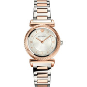 Versace V-Motif Quartz Silver Dial Watch VERE00718