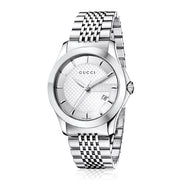 Gucci G Timeless Stainless Steel Bracelet Watch YA126401