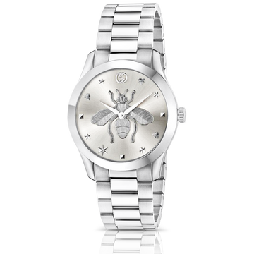 Brand: Gucci Series: G-Timeless Model: YA1264126 Gender: Ladies Movement: Quartz Water Resistance: 50 meters / 165 feet Features: Stainless Steel