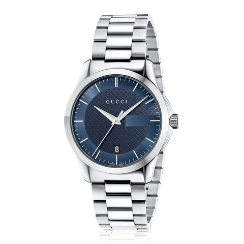 Gucci G-Timeless Blue Dial Stainless Steel Unisex Watch YA126440
