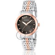 Gucci Timeless Black Dial Two-Tone Stainless Steel YA126512 Watch