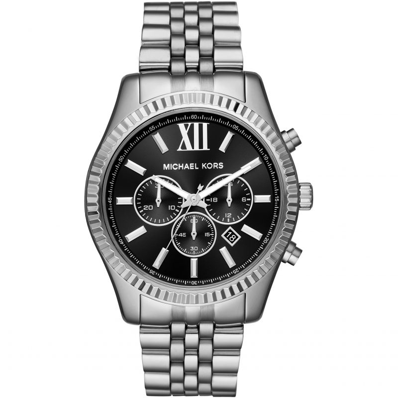 Michael Kors Lexington Chronograph Black Dial MK8602