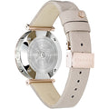 Brand: Versace Series: V-Twist Model: VELS00419 Gender: Ladies Movement: Quartz Water Resistance: 50 meters / 165 feet Features: Analog, Gold, Leather, Stainless Steel