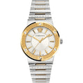 Brand: Versace Series: Greca Model: VEVH00620 Gender: Ladies Movement: Quartz Water Resistance: 50 meters / 165 feet Features: Stainless Steel, Gold, Analog