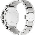 Brand: Gucci Series: Dive Model: YA101204 Gender: Men's Movement: Quartz Water Resistance: 50 meters / 165 feet Features: Chronograph, Stainless Steel, Analog