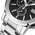 Brand: Gucci Series: Dive Model: YA101204 Gender: Men's Movement: Quartz Water Resistance: 50 meters / 165 feet Features: Chronograph, Stainless Steel, Analog