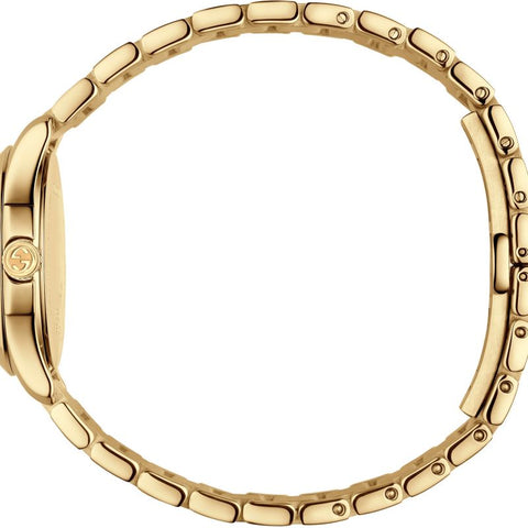 Gucci G-Timeless Gold PVD Steel Ladies Watch YA126553