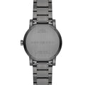 Brand: Burberry Series: The City Model: BU9902 Gender: Men's Movement: Quartz Water Resistance: 50 meters / 165 feet Features: Date, Hour, Minute, Small Second
