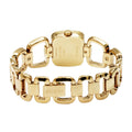Brand: Gucci Series: G-Gucci Model: YA125513 Gender: Ladies Movement: Quartz Water Resistance: 30 meters / 100 feet Features: Diamond, Gold, Stainless Steel