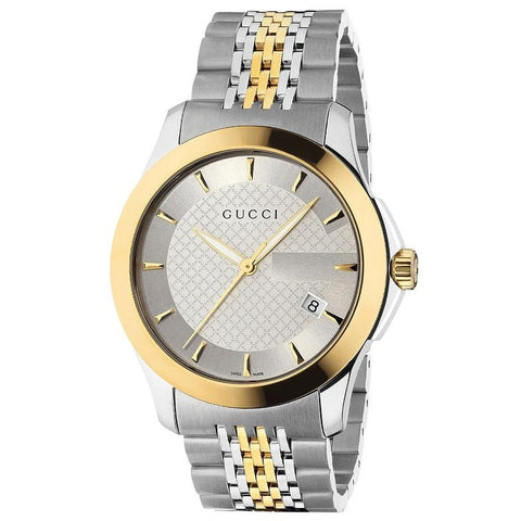 Gucci G-Timeless Two-tone Stainless Steel Unisex Watch YA126409